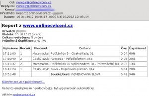 Ukazka reportu